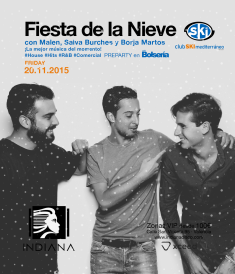 FIESTA DE LA NIEVE · VIERNES 20 NOVIEMBRE
